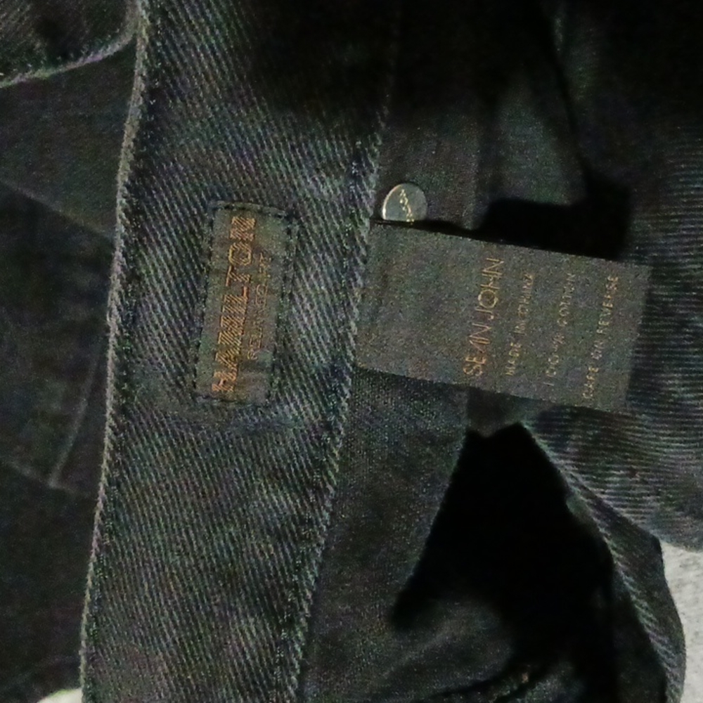 Sean John 38"x 34" Black Straight Leg Jeans Hamilton Relaxed Fit - Picture 8 of 8